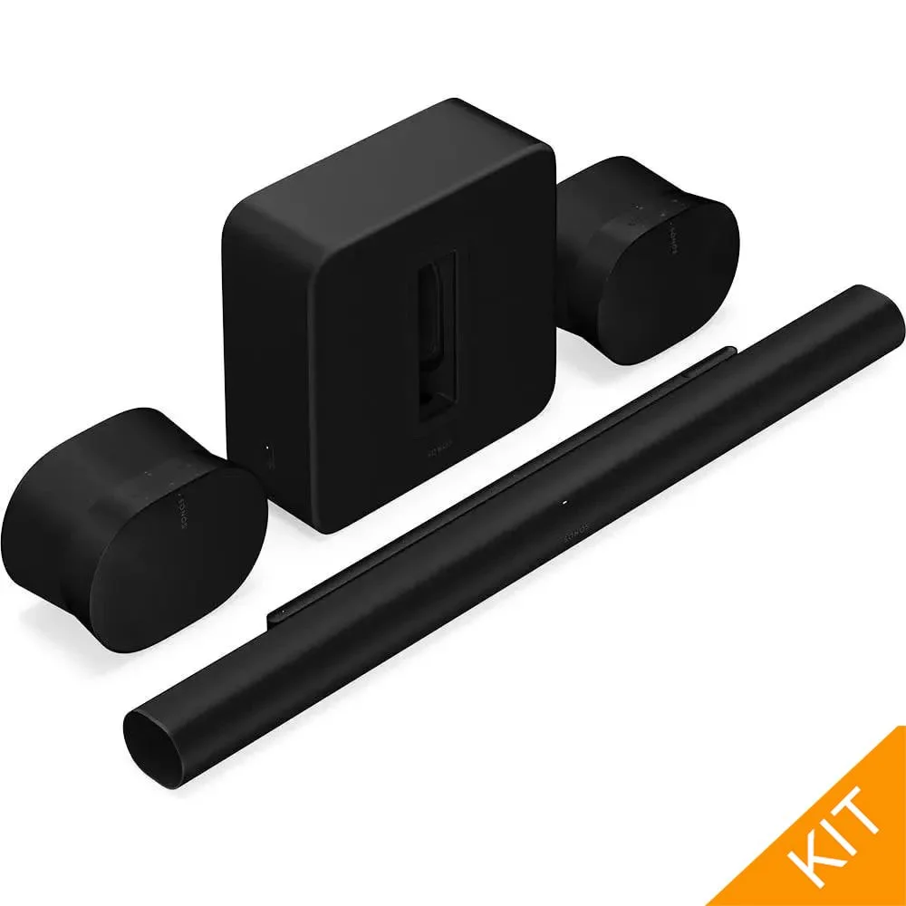 Sonos ultimat innlevelsespakke med Arc Ultra i sort