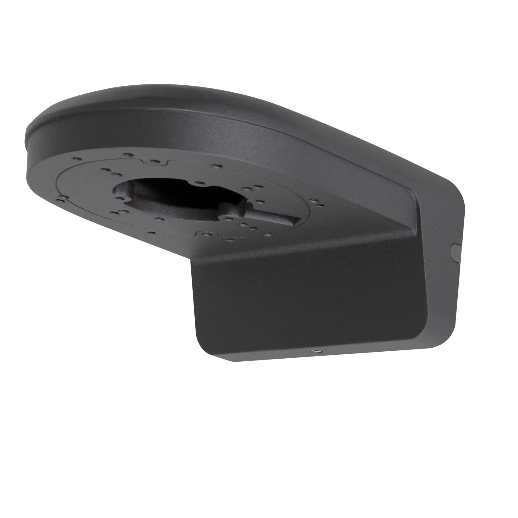 LUM-A20-WMB-TDB, Fixed Turr & Dome Wall Moun Bracket - Black