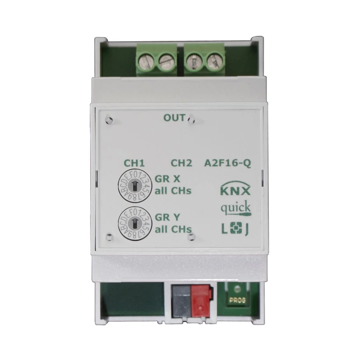 A2F16-Q, KNX quick switching actuator 2 fold