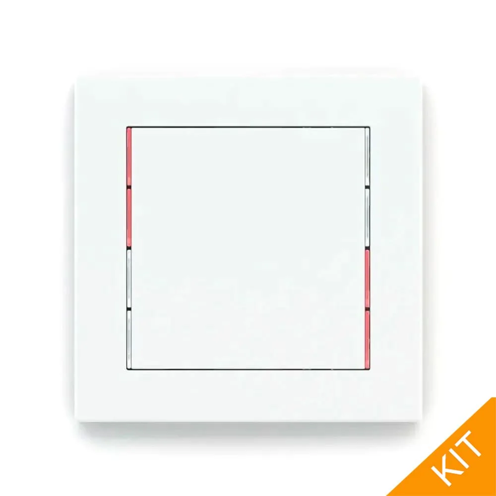 Ekinex E13-RW, 71series, hvit, 1 x knapp, DEEP