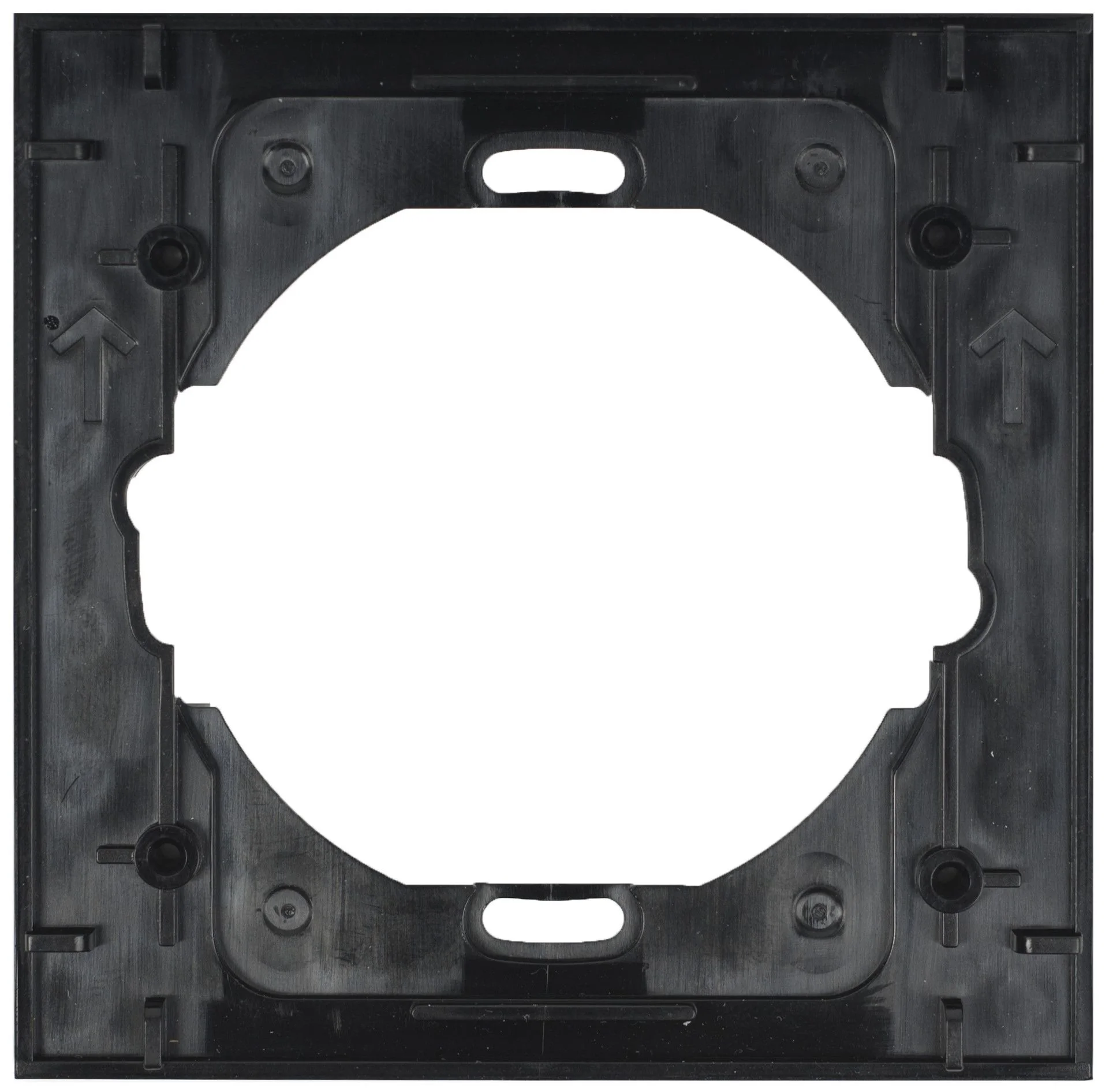 C4-SSTR-MB, stk., Square Single Trim Ring (Midnight black)