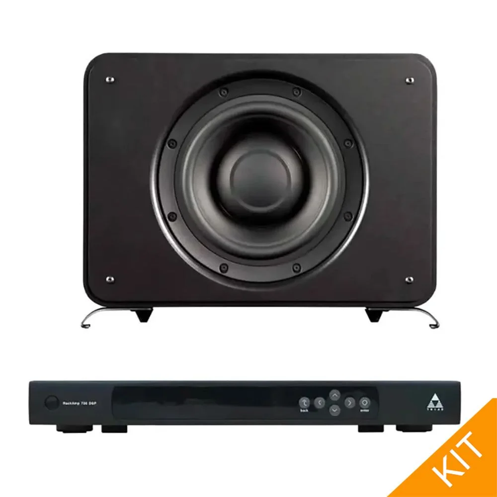 2 x InRoom Bronze SlimSubs with RackAmp 700 DSP