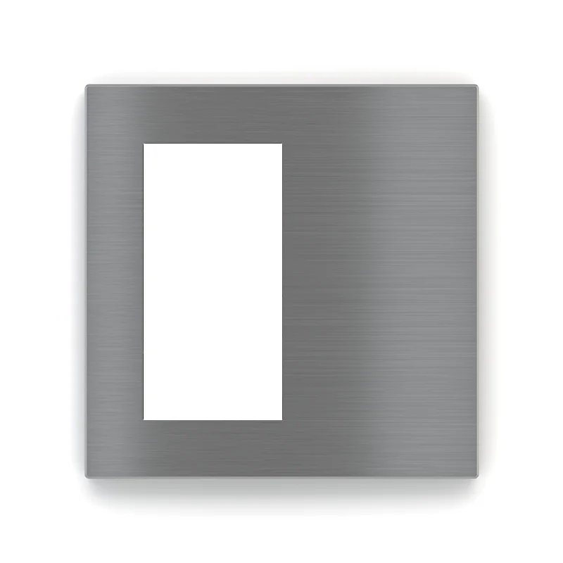 EK-DQT-GBS, Square plate, Window 30x60, METAL Titanium