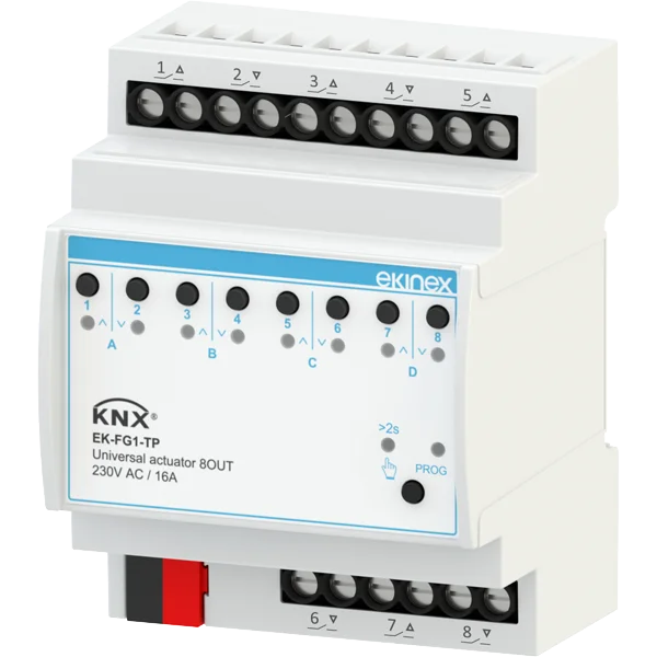 EK-FG1-TP, Binary output 8-fold / blind actuator 4-fold