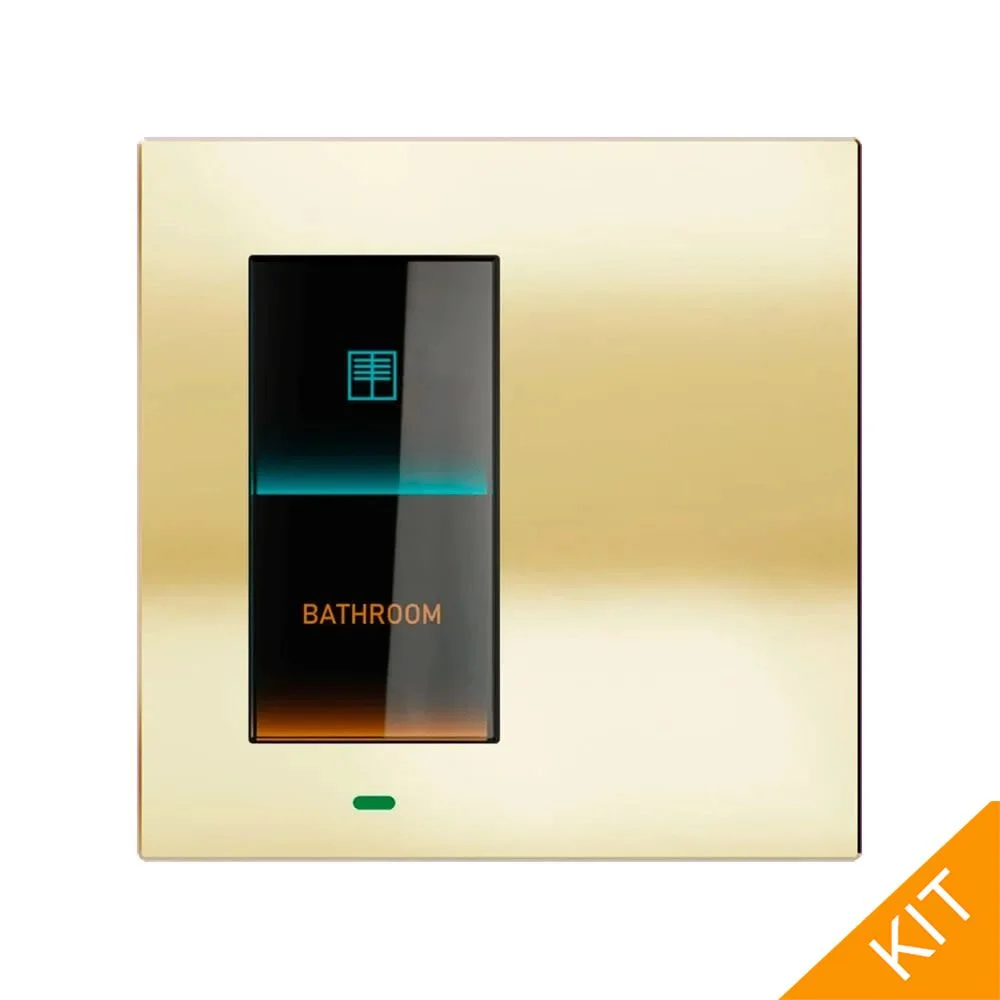 EK-EV2-TP, virtuel push display / termostat i Metal HT | Cha