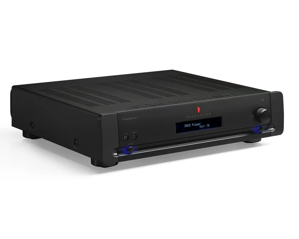 P7, forforsterker, sort