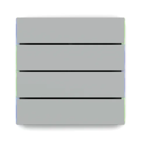 EK-TQQ-FGE, 4  x square rockers 40x40 mm - Grey Ephesus