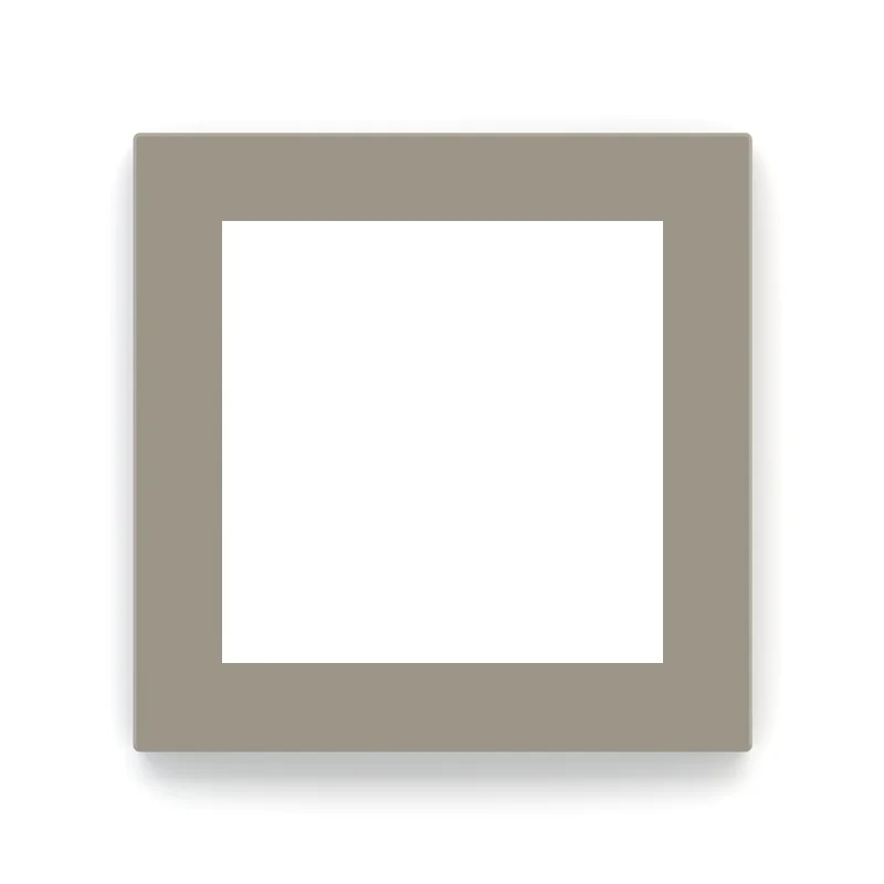 EK-DQS-FCO, Square plate DEEP in Fenix 60X60 - Beaver Ottawa