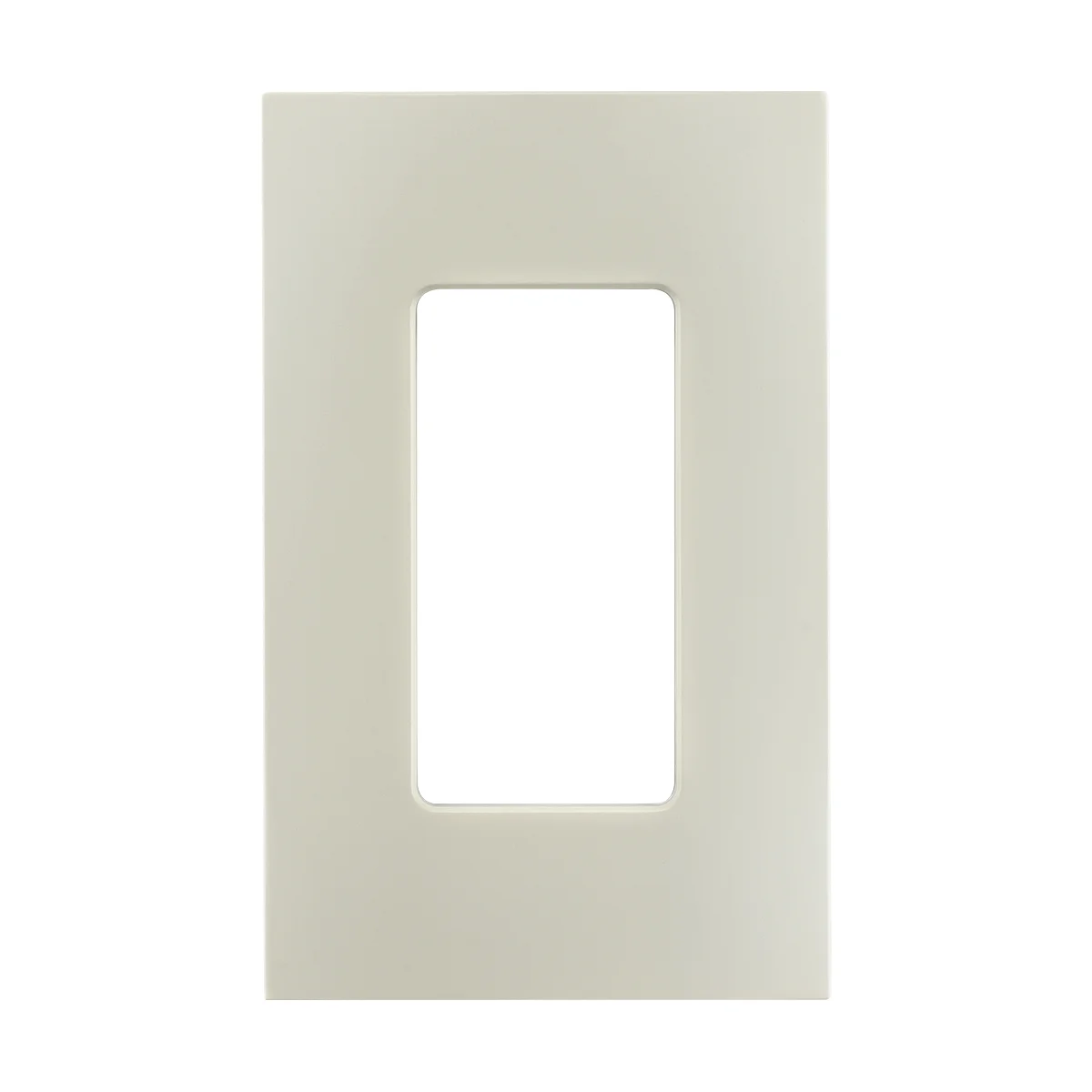 C4-FP1-BI, Faceplate, One-Gang, biscuit