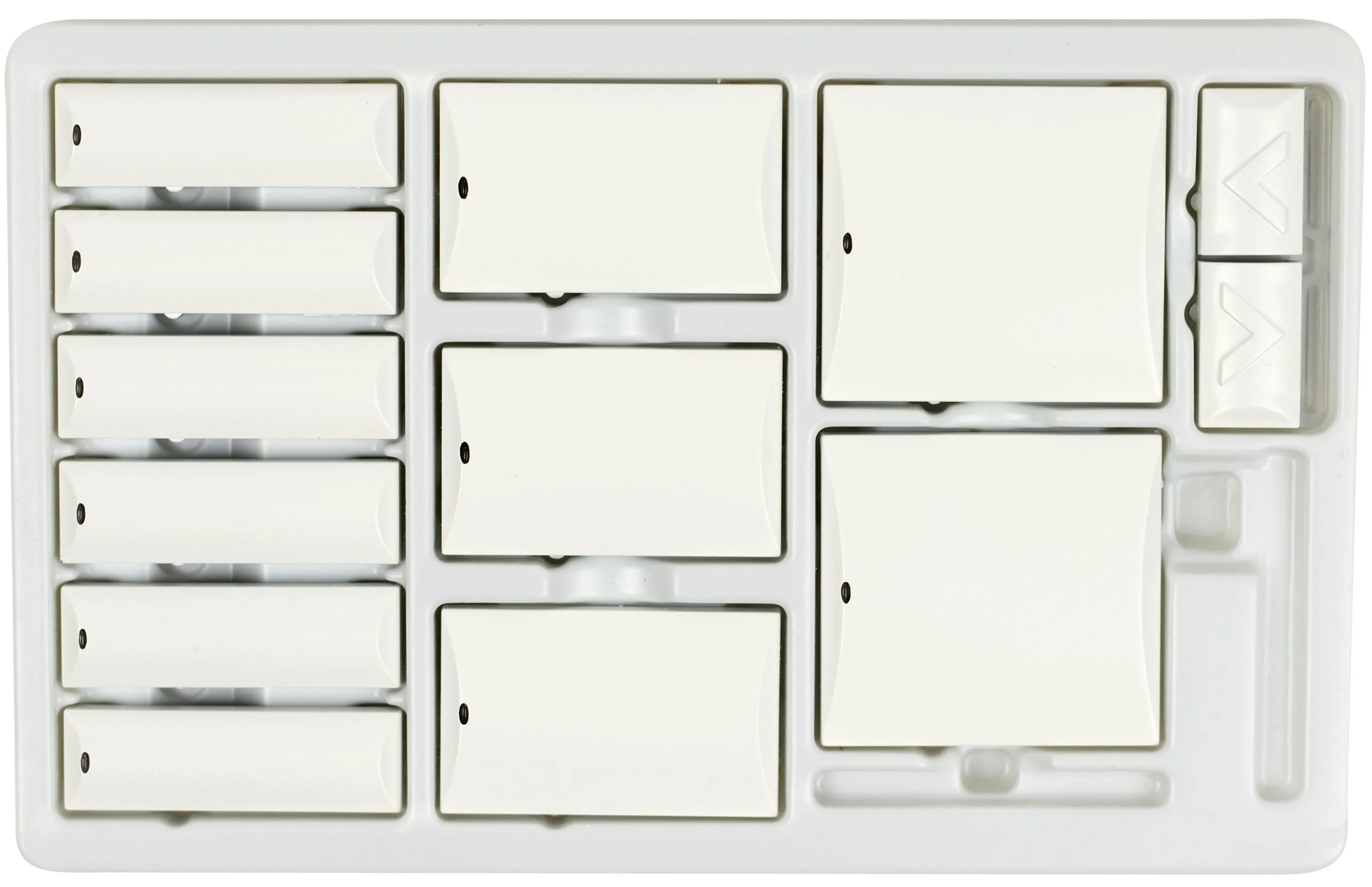 C4-CKSK-SW, Color Kit, Square keypads (Snow White)