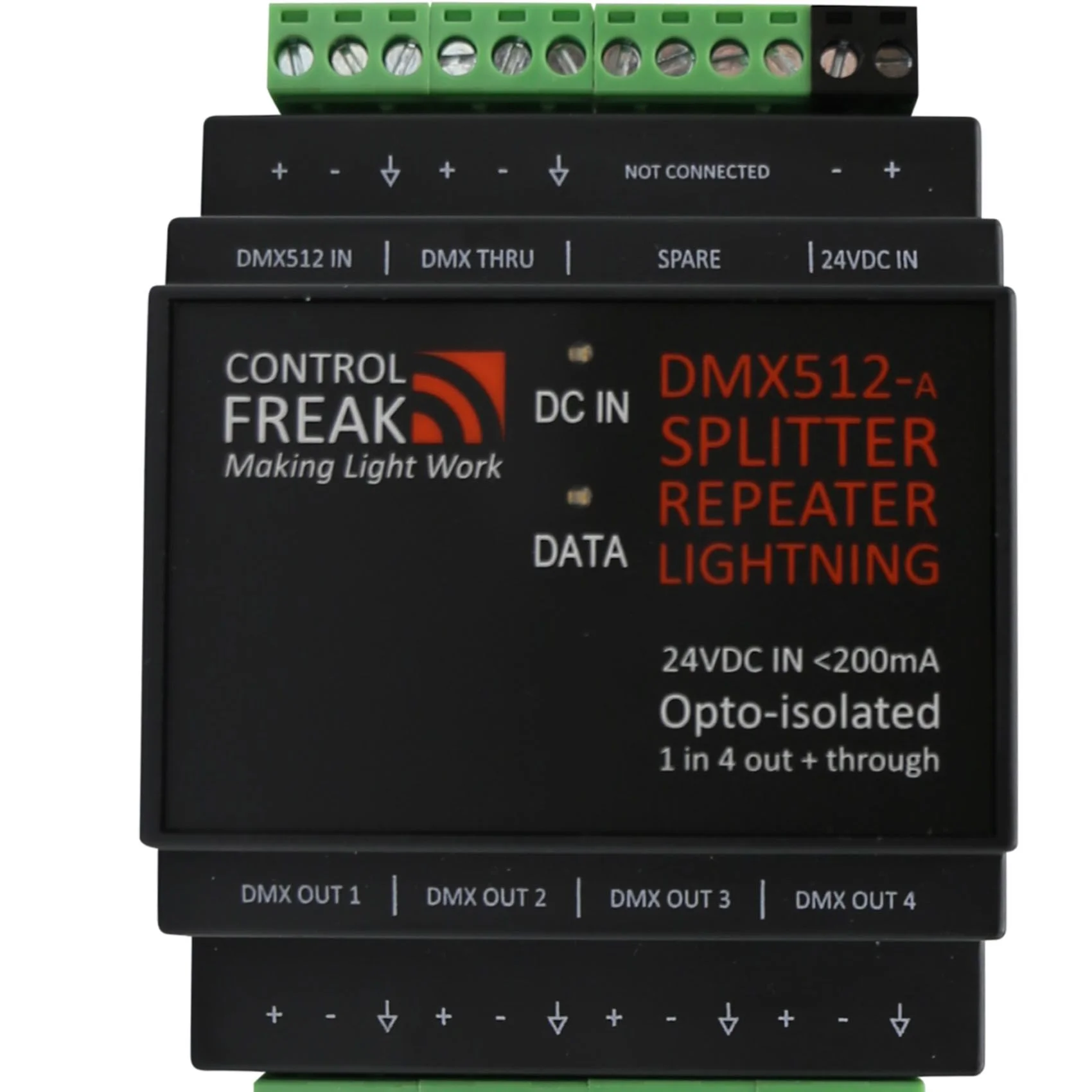 CRE-SPLTR-V2-LTNG, DMX Splitter Repeater