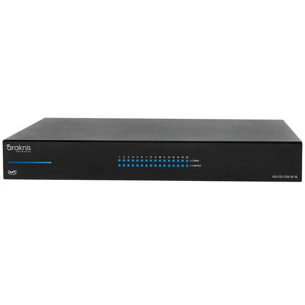 AN-110-SW-R-16, 16-port Unmanaged + Gigabit Switch