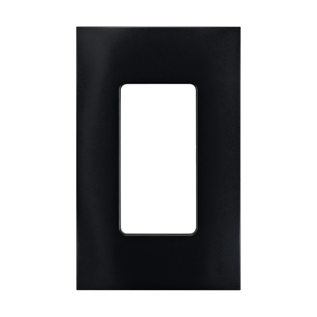 C4-FP1-MB, Faceplate, One-Gang, Midnight Black