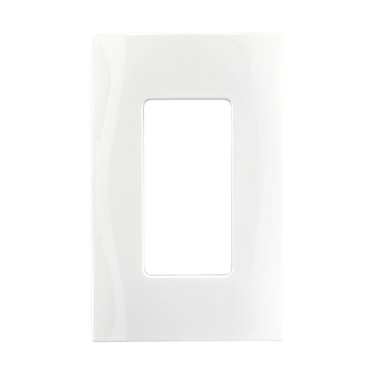 C4-FP1-WH, Faceplate, One-Gang, White