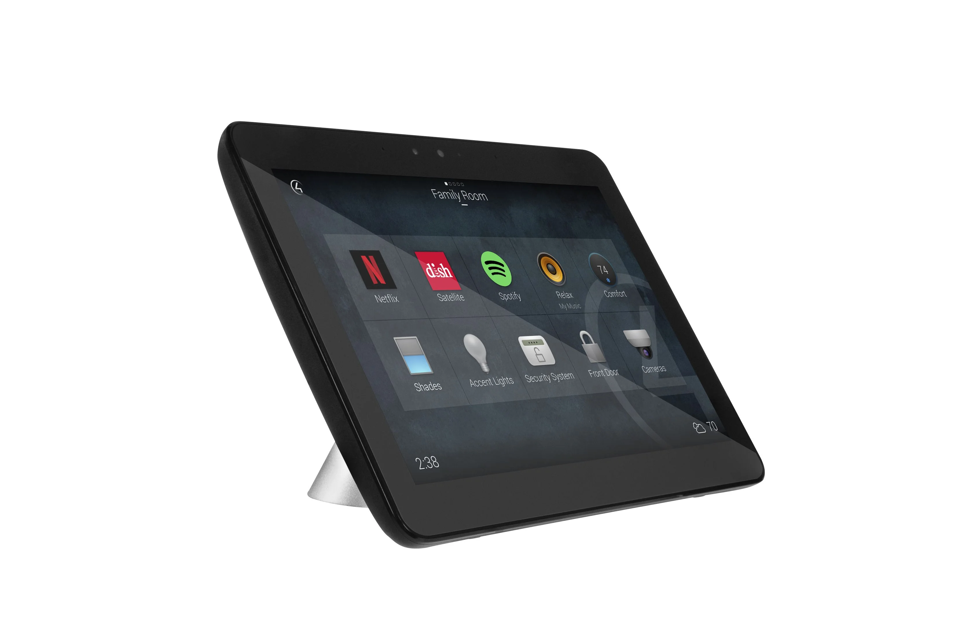 C4-T4T8-BL, 8" Tabletop Black