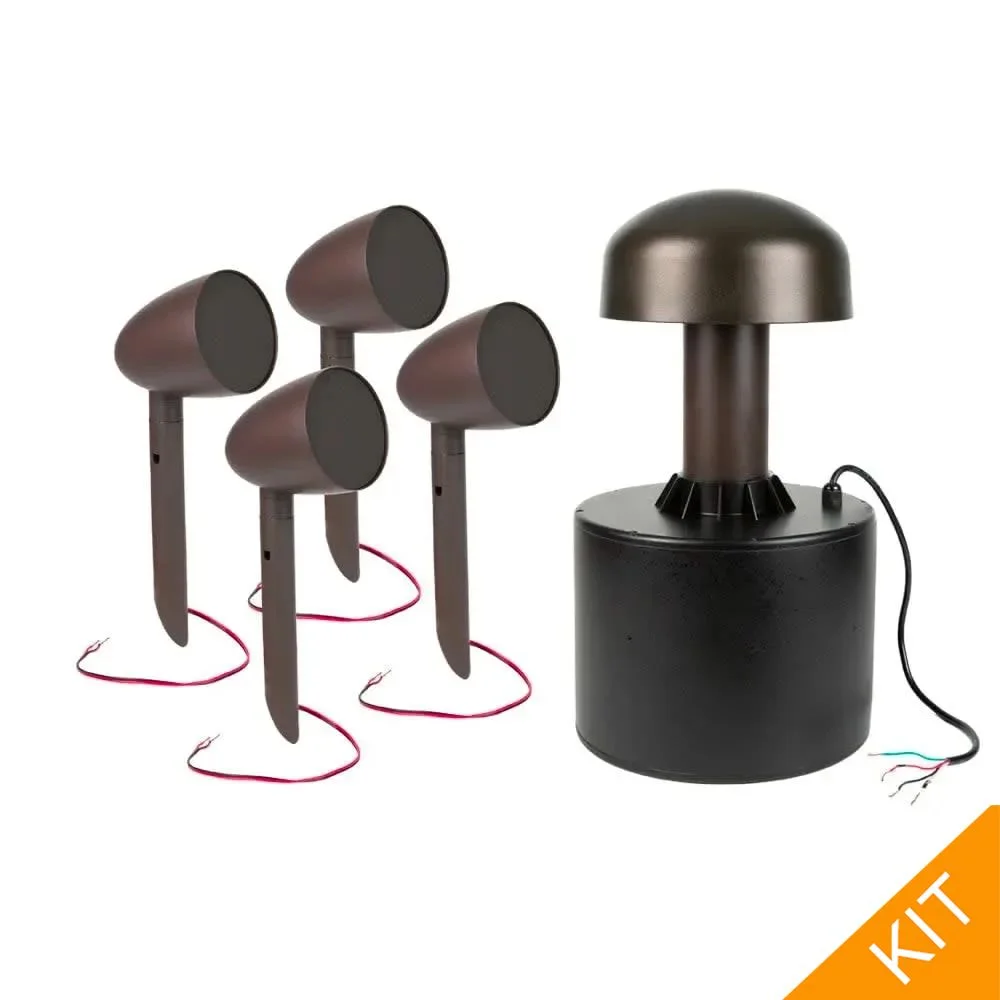 ES-TERRAIN-SYS-4.1, 4" Satellite Speakers, 8" Subwoofer