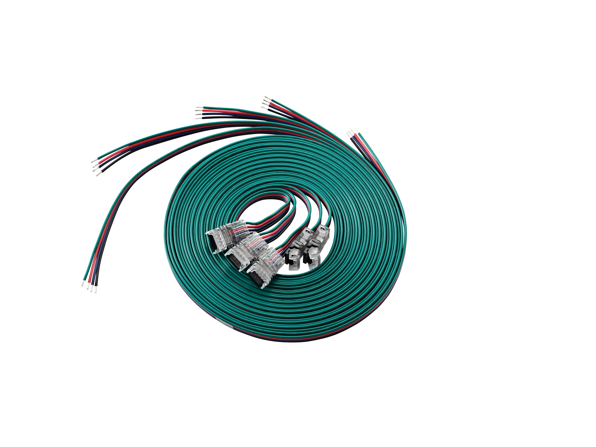 C4-LCH5-4WL, Connector Heavy-Duty Four-Wire With Lead (5-Pac