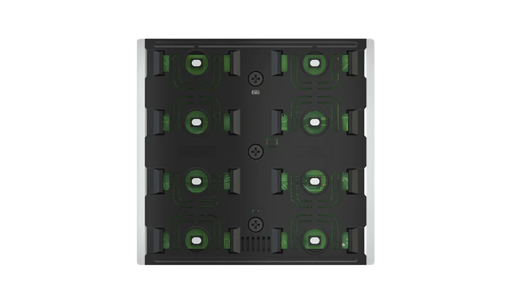 EK-ED2-TP-RW-NF, Pushbutton 4-fold - red/white