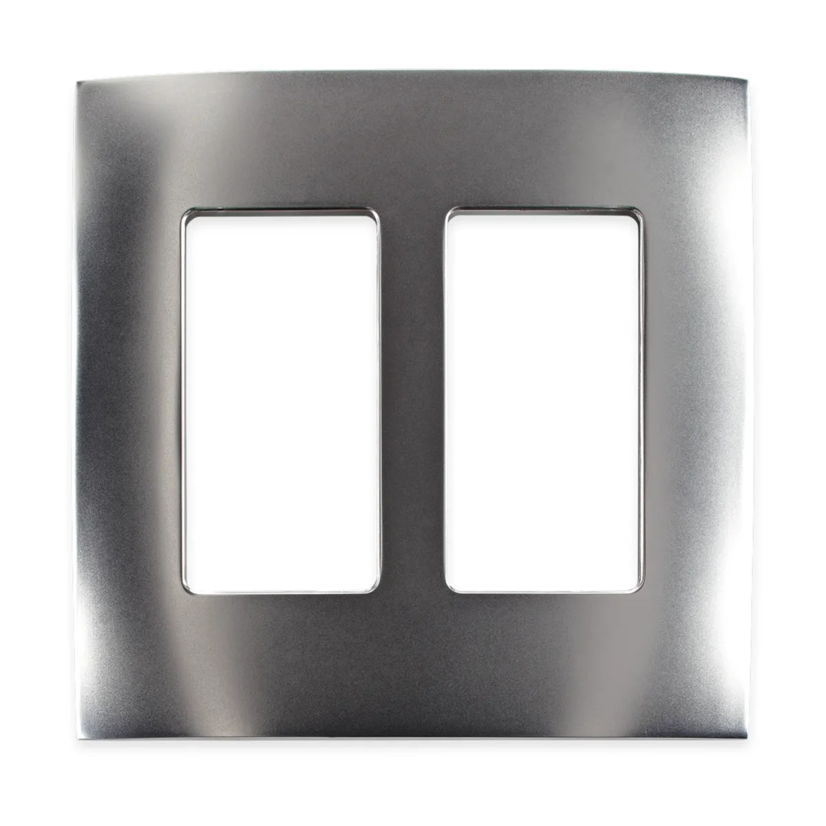 C4-FP2-SN, Faceplate - 2 Gang (Satin Nickel)