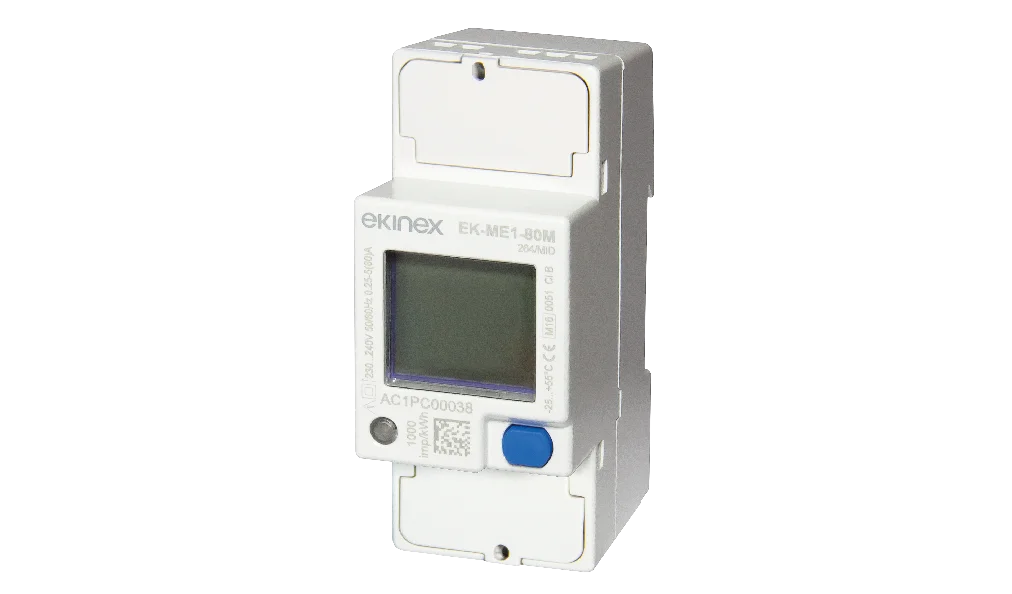 EK-ME1-80M, 80A single phase energy counter