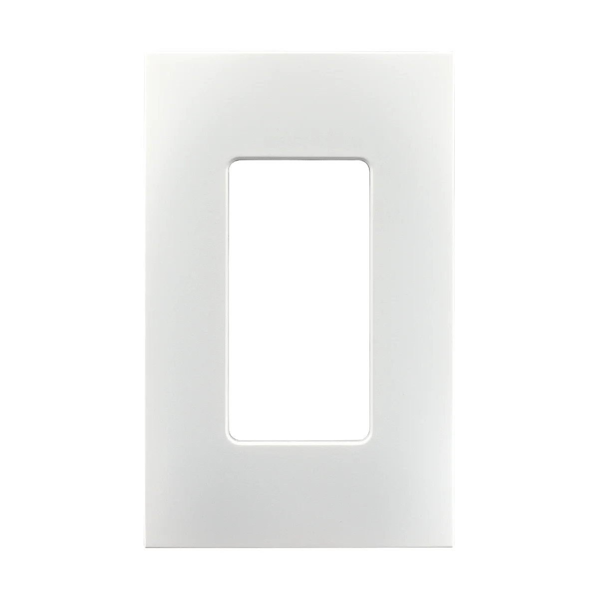 C4-FP1-SW, Faceplate, One-Gang, Snow White