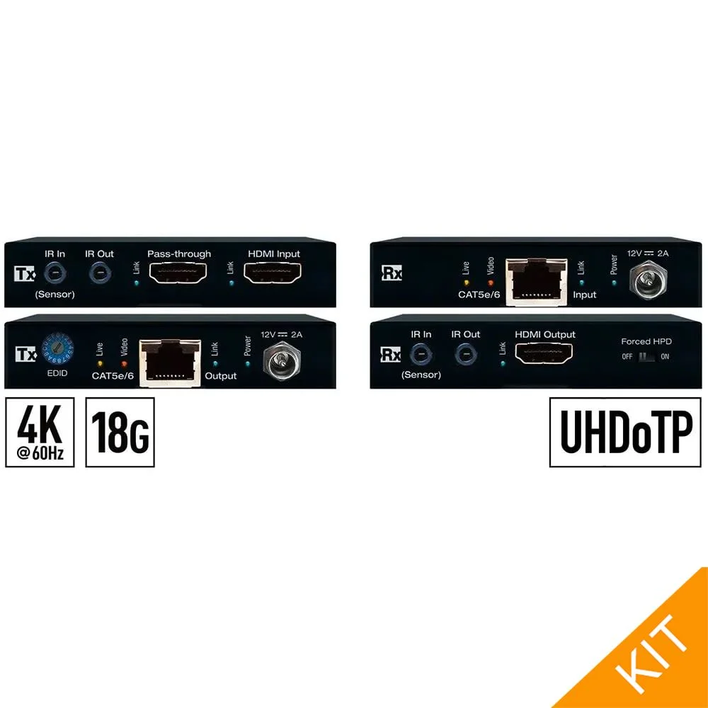 KD-EX18G, 4K UHDoTP with HDR HDMI Extende