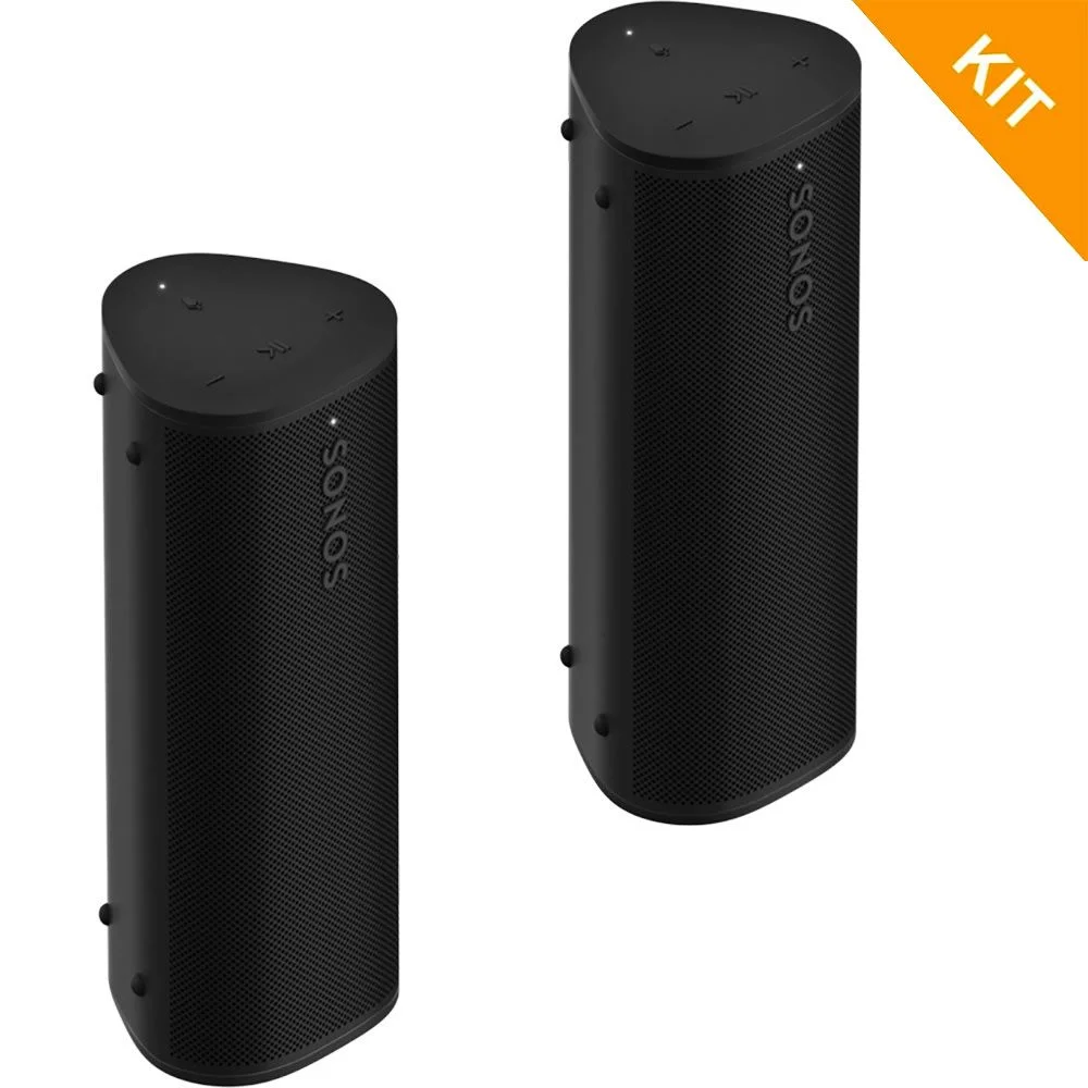 Sonos oppdagelsespakke med Roam 2 i sort