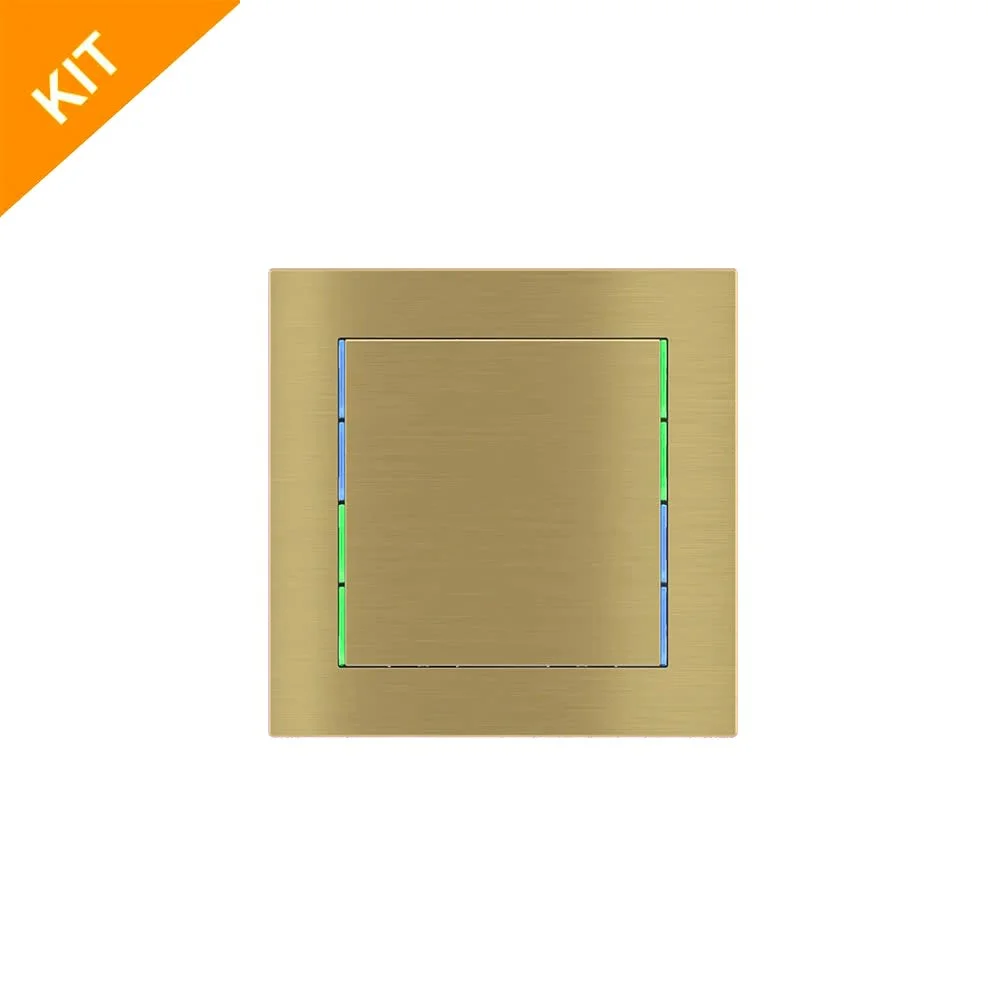 Ekinex E12, 71series, Brass, 1 x knapp, DEEP