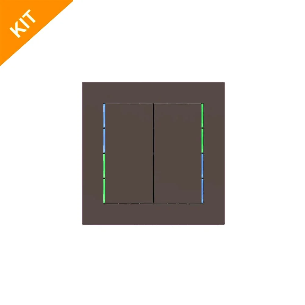 Ekinex E12, 71series, Cocoa Orinoco, 2 x knapp, DEEP