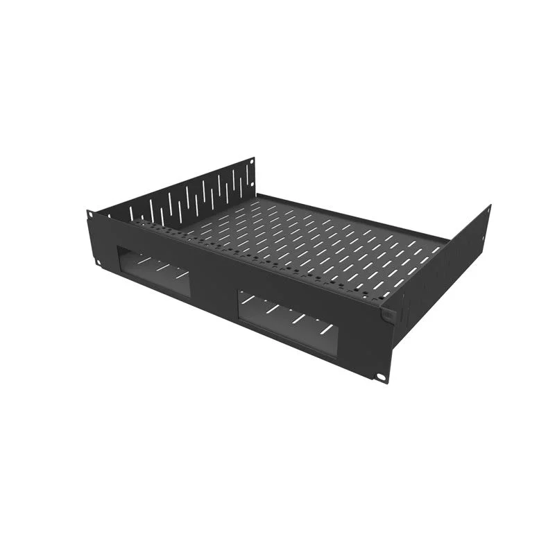 2U Vented Rack Shelf - 2 x SONOS Port