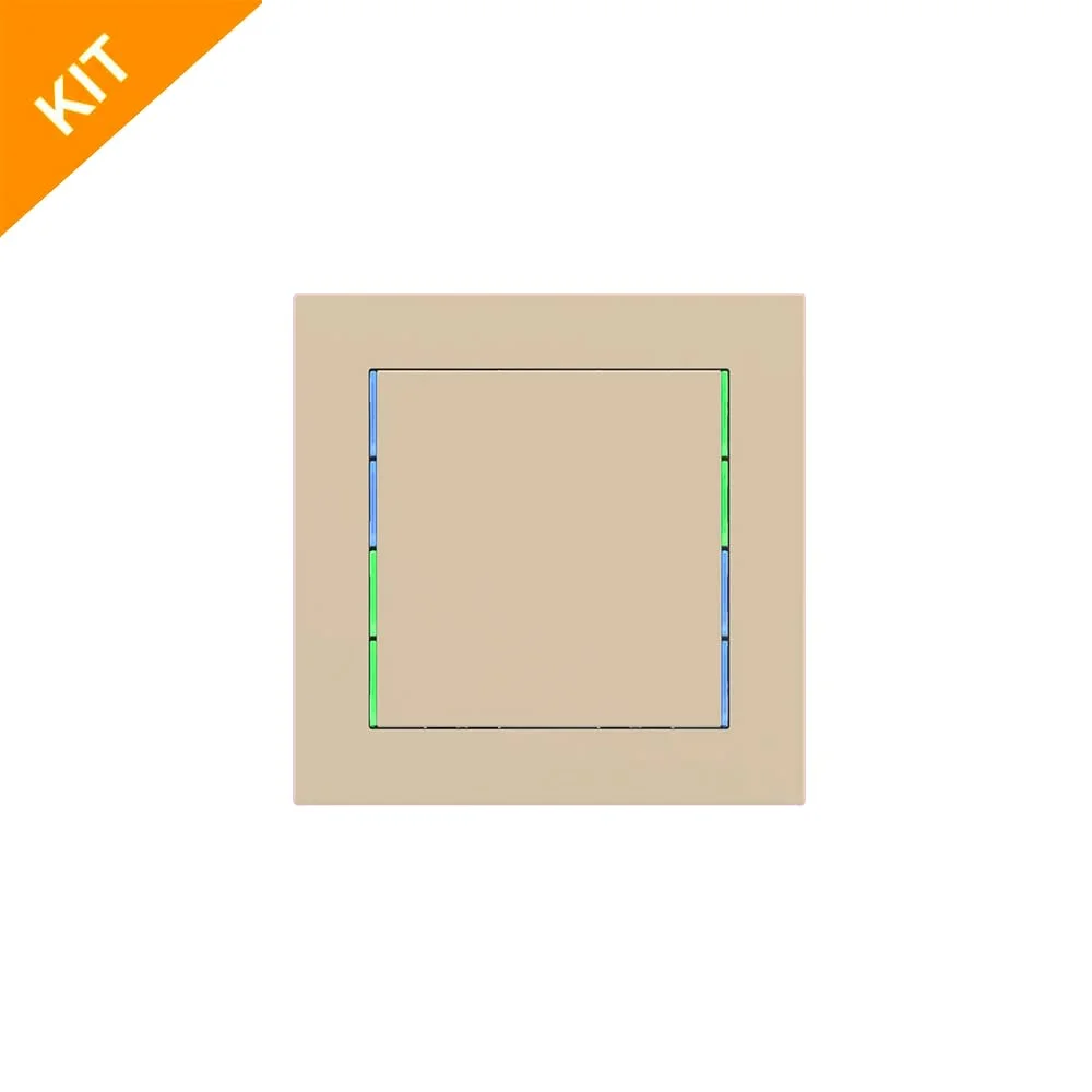 Ekinex E12, 71series, Beige Luxor, 1 x knapp, DEEP