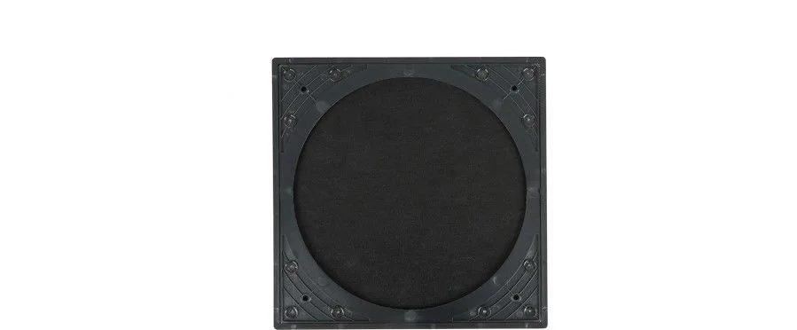 ES-ESS-GLSQ-IC-6-B, Square In-Ceiling Grille Kit  6" Black