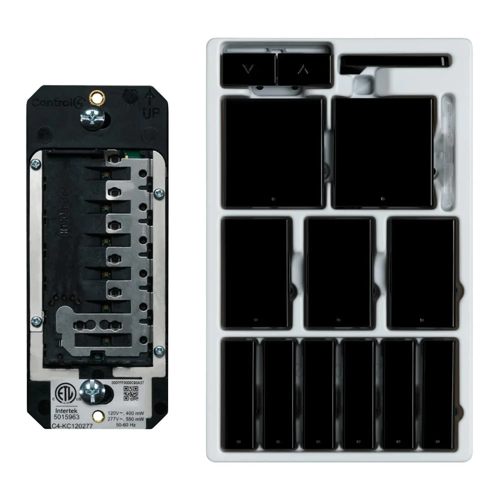 C4-KC240-C-BL, Configurable Keypad, Contemporary, Black