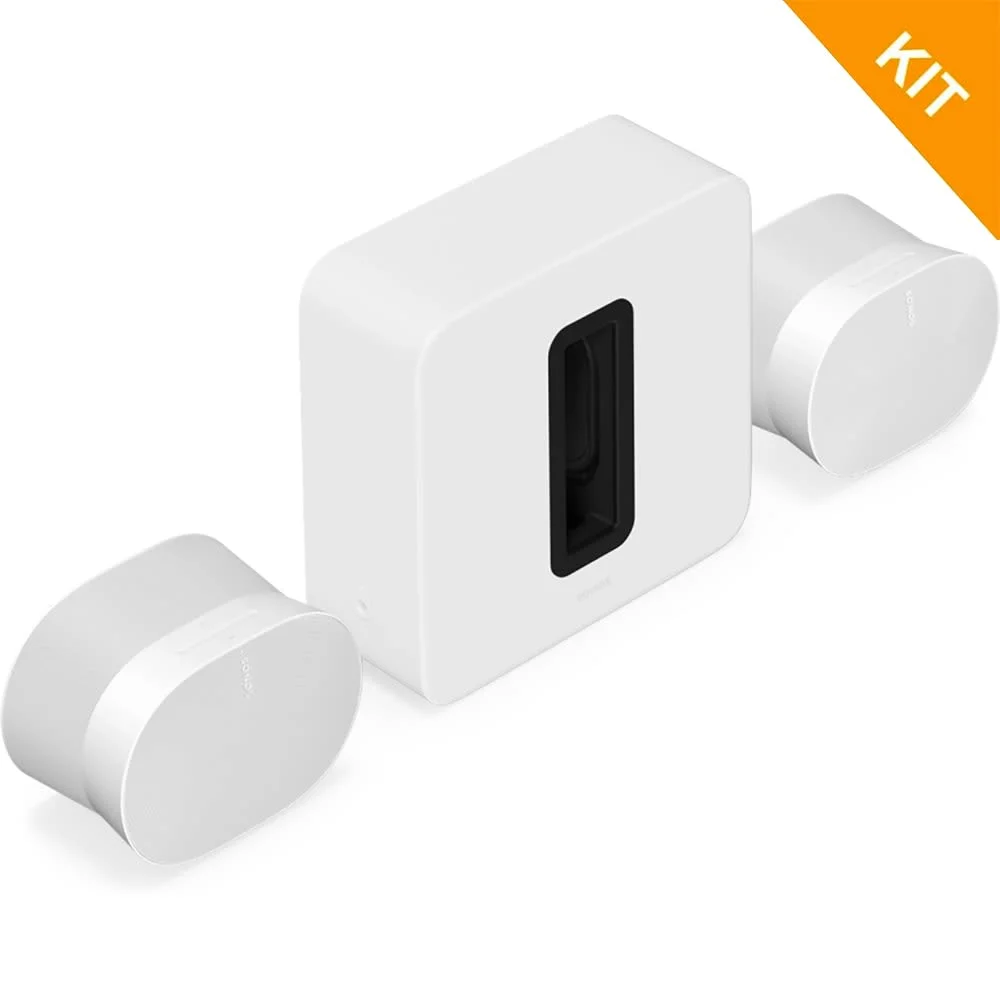 Ultimat utfyllingspakke for hjemmekino hvit